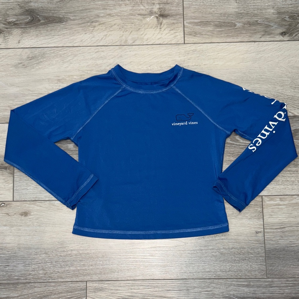 Vineyard Vines Kids Royal Blue Rashguard